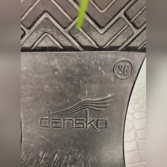 Dansko Women's Glitzy Patent Black Clogs Shoes - Picture 10 of 10